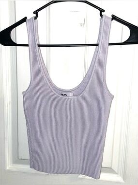 SO knit cropped tank top size XS